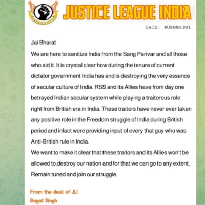 Khalistani group, Justice League India claims responsibility for Sudhir Singh’s murder [ Punjab , India ]