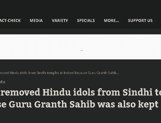 Sindhi temples made to choose between Hindu deities and Guru Granth Sahib [ Madhya Pradesh, India ]