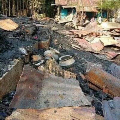 Arson Attack Devastates Hindu Homes [Pirojpur, Bangladesh]