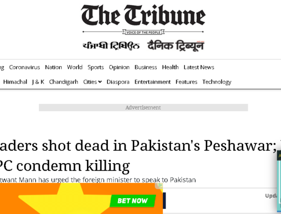 2 Sikh grocery owners shot dead [ Khyber Pakhtunkhwa, Pakistan]