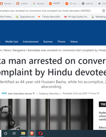 Forced Conversion of Hindu Pilgrims by Hussain Bhasha [Tekkalakote, Karnataka]