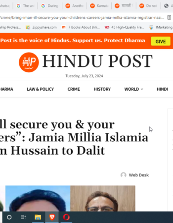 Hindu Employee Pressured to Convert to Islam for Career Benefits [Okhla, New Delhi]