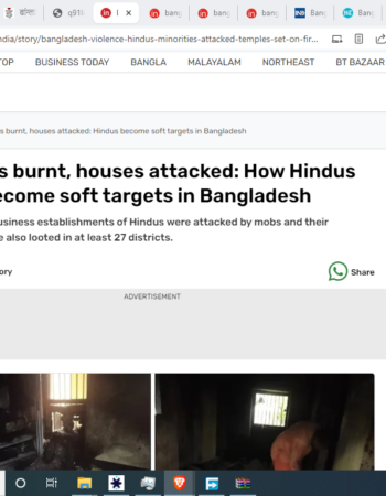 Rising Violence Against Hindus in Bangladesh Amid Political Turmoil [Bangladesh]