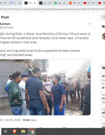 One direct action day for Hindu Bengali [Bankra, West Bengal]