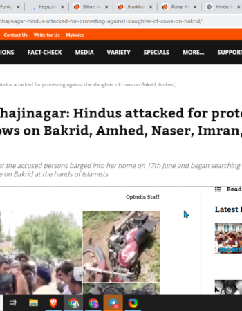 Hindus Attacked for Protesting Cow Slaughter on Bakrid [Chhatrapati Sambhajinagar, Maharashtra]