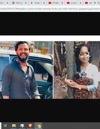 Police Locate Missing Hindu Girl with Notorious Gangster Mohammad Ashfaq [Mangaluru, Karnataka]