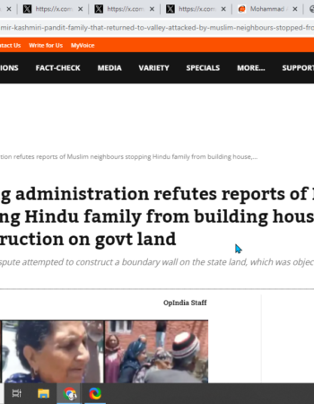 Anantnag Administration Refutes Reports of Hindus Being Prevented from Building House [Anantnag, Jammu & Kashmir]